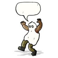 cartoon ghost costume N16