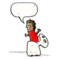 cartoon ghost costume N17