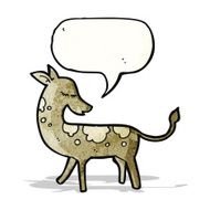 Cartoon Deer N25
