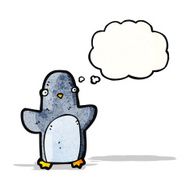 Cartoon penguin N49