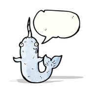Cartoon Narwhal N8