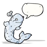 Cartoon Whale N42