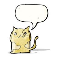 funny cartoon cat N109
