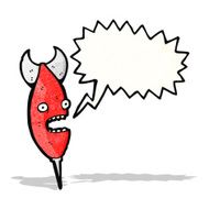 cartoon bomb with speech bubble N19