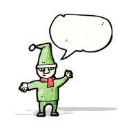 Christmas Elf cartoon N2