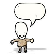 scary zombie cartoon