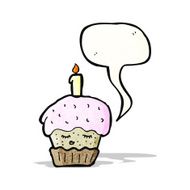 cartoon cupcake N58