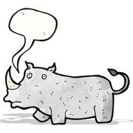Cartoon Rhino N7