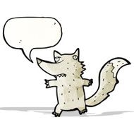 Cartoon Wolf N66