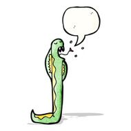 hissing snake cartoon N18
