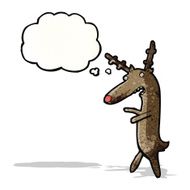 cartoon funny reindeer N3