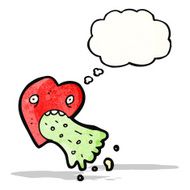 love sick heart cartoon N4