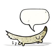 little dog with speech bubble N4
