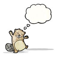 dancing beaver cartoon