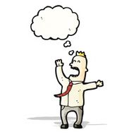 stressed businessman cartoon N2