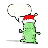 christmas frog cartoon N2