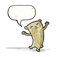 Dancing Bear Cartoon N2