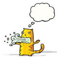 burping cat cartoon N13