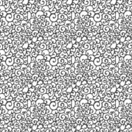 Seamless pattern with doodle ornament N6