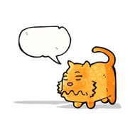 nauseous cartoon cat