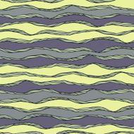 Seamless pattern with abstract waves ornament N2