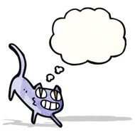 funny cartoon cat N110