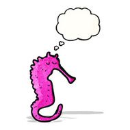 Cartoon Seahorse N29