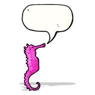 Cartoon Seahorse N30