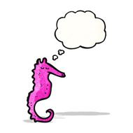 Cartoon Seahorse N31