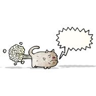 Farting Cat Cartoon N5