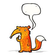 curious fox cartoon