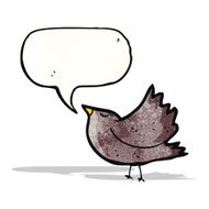 cartoon bird singing N15