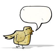 cartoon garden bird