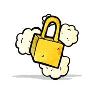 Cartoon Padlock N15