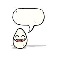 happy egg cartoon