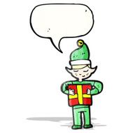 Cartoon Christmas Elf N73