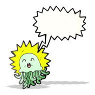 Cartoon Jellyfish N58