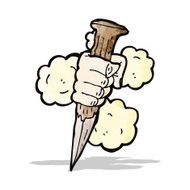 cartoon vampire stake N3