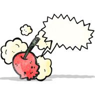 cartoon cherry skull N3