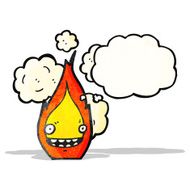 flame cartoon character N4