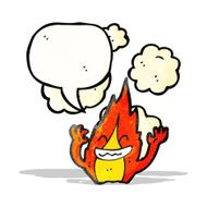 cartoon fire character N4