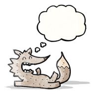 Happy Wolf Cartoon N2