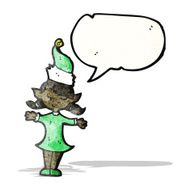 Cartoon Christmas Elf Girl N7