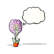 cartoon carnivorous flower N6