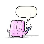 Pink Elephant Cartoon N7