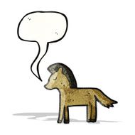 Cartoon Horse N43