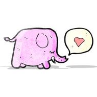 Cute elephant cartoon N18