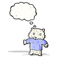 polar bear teddy cartoon N3