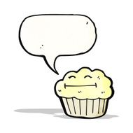 cartoon cupcake N61