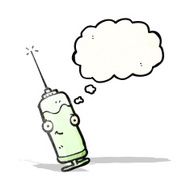 cartoon medical needle N11